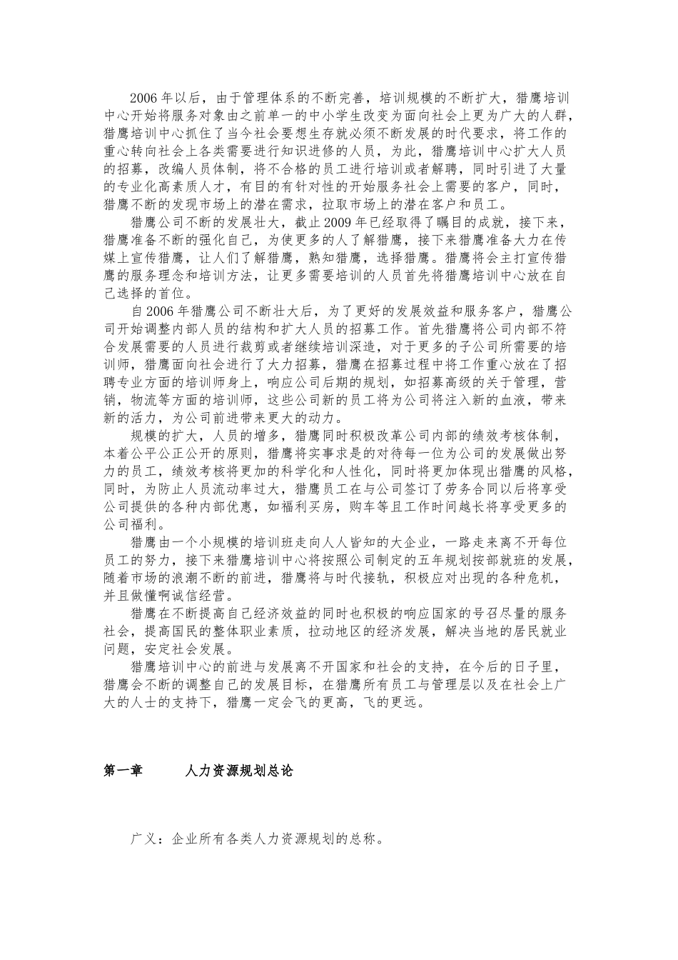 人力资源规划方案文本设计_第3页