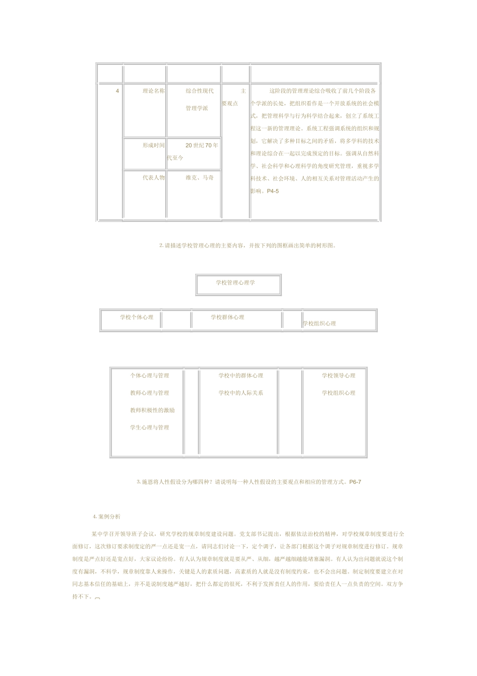 学校管理心理学形成性考核试题_第2页