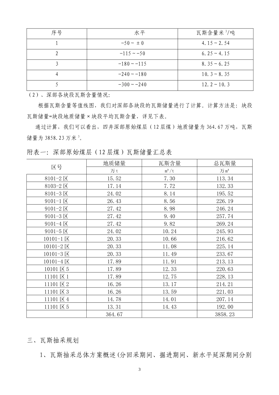 梅河四井深部瓦斯治理规划doc2009_第3页