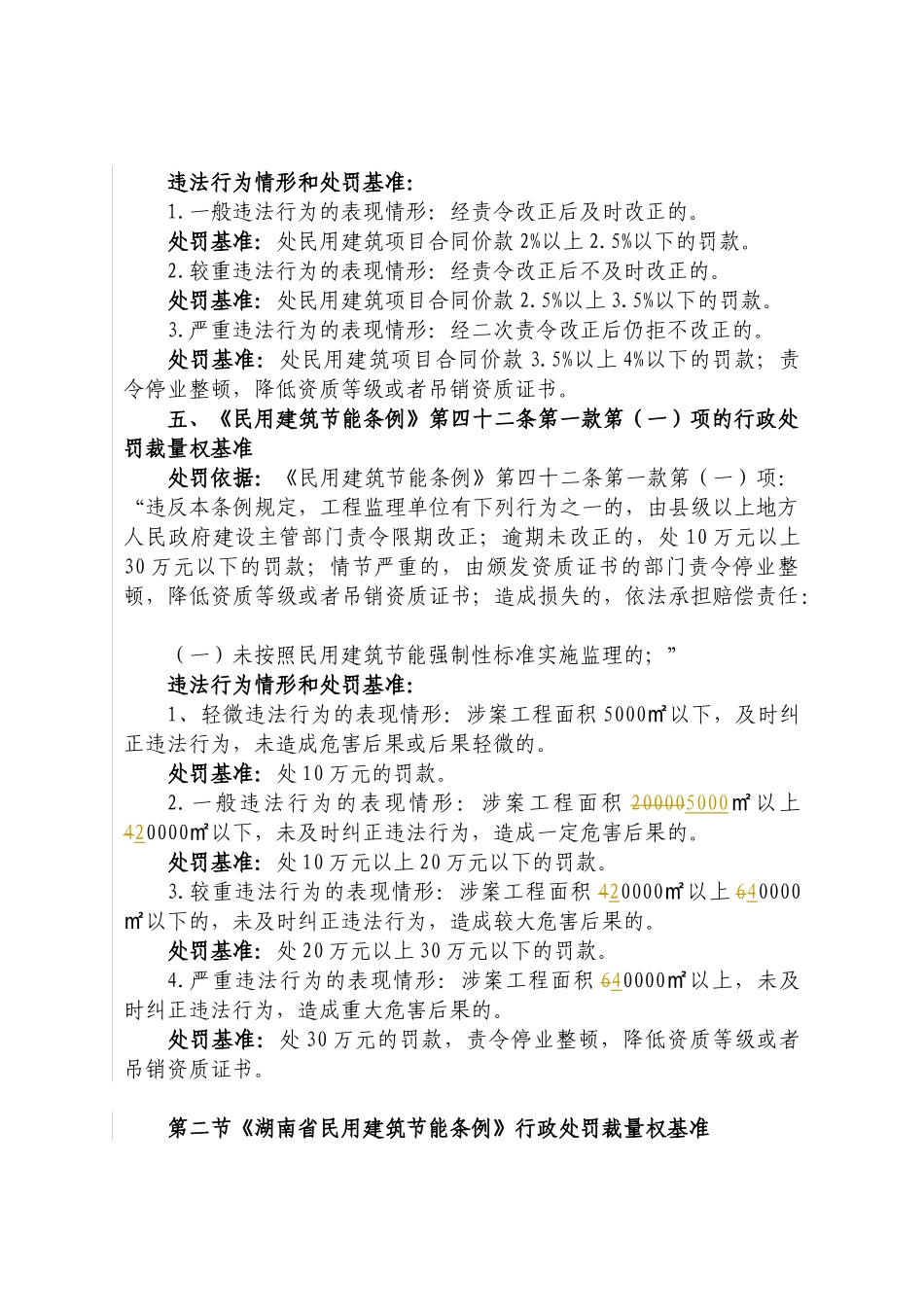 住房和城乡建设厅行政处罚裁量权基准_第3页