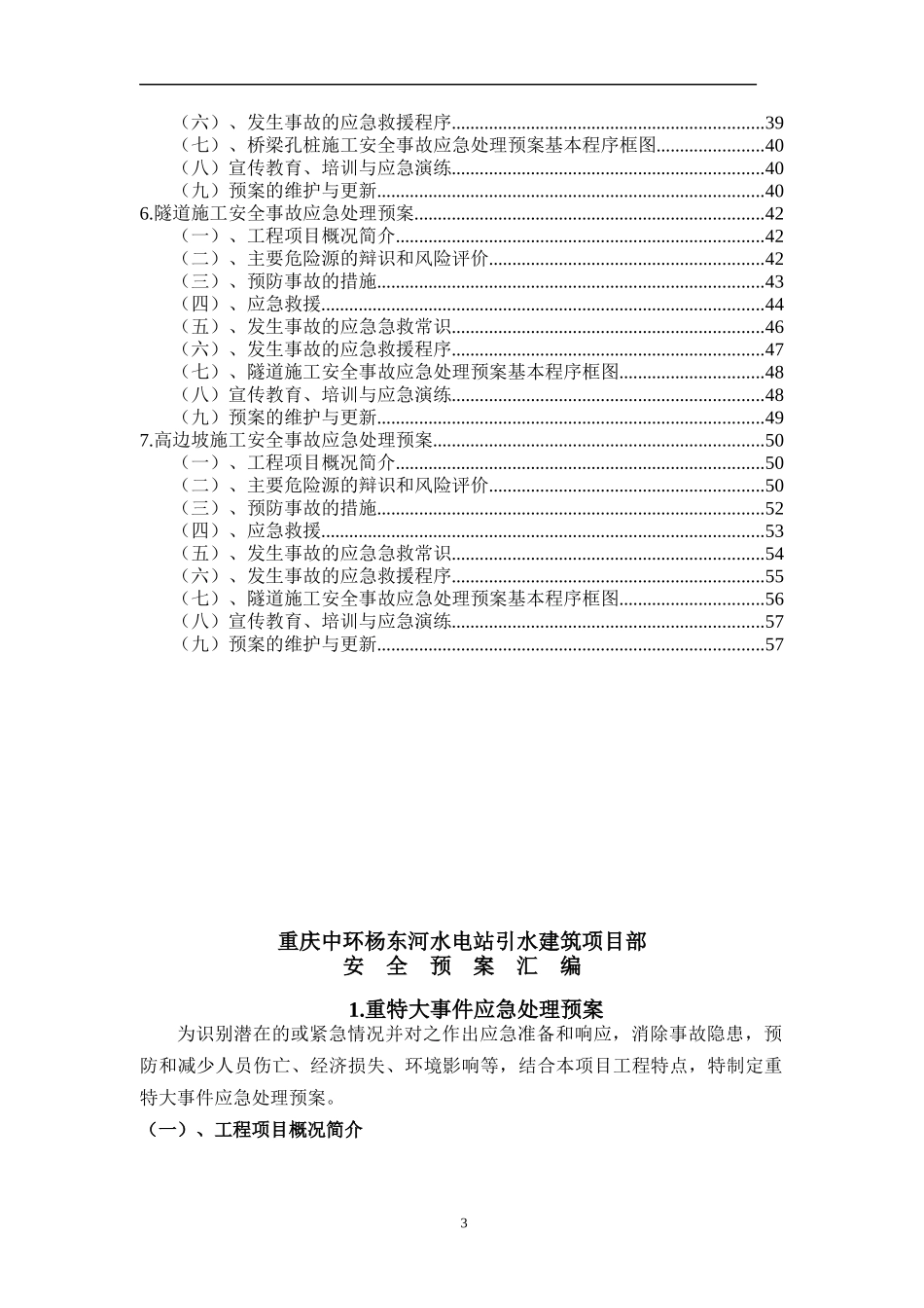 水电工程应急预案汇编_第3页