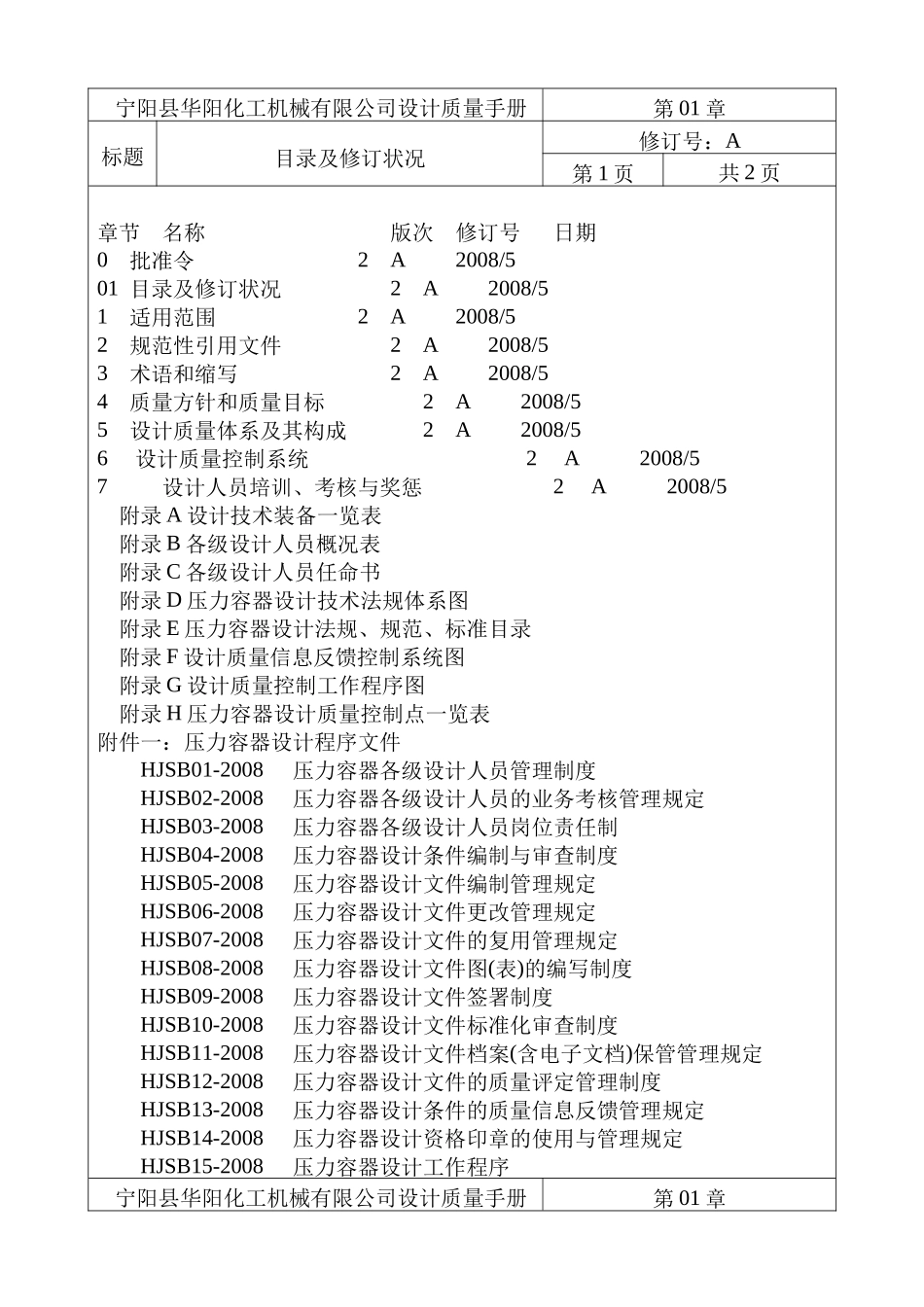 压力容器设计质量保证手册_第3页