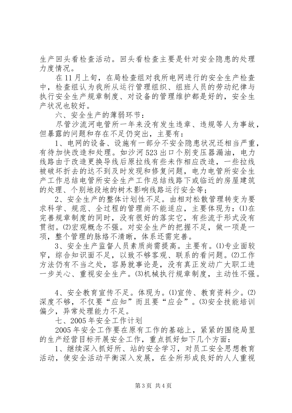 电管所安全生产工作总结_第3页