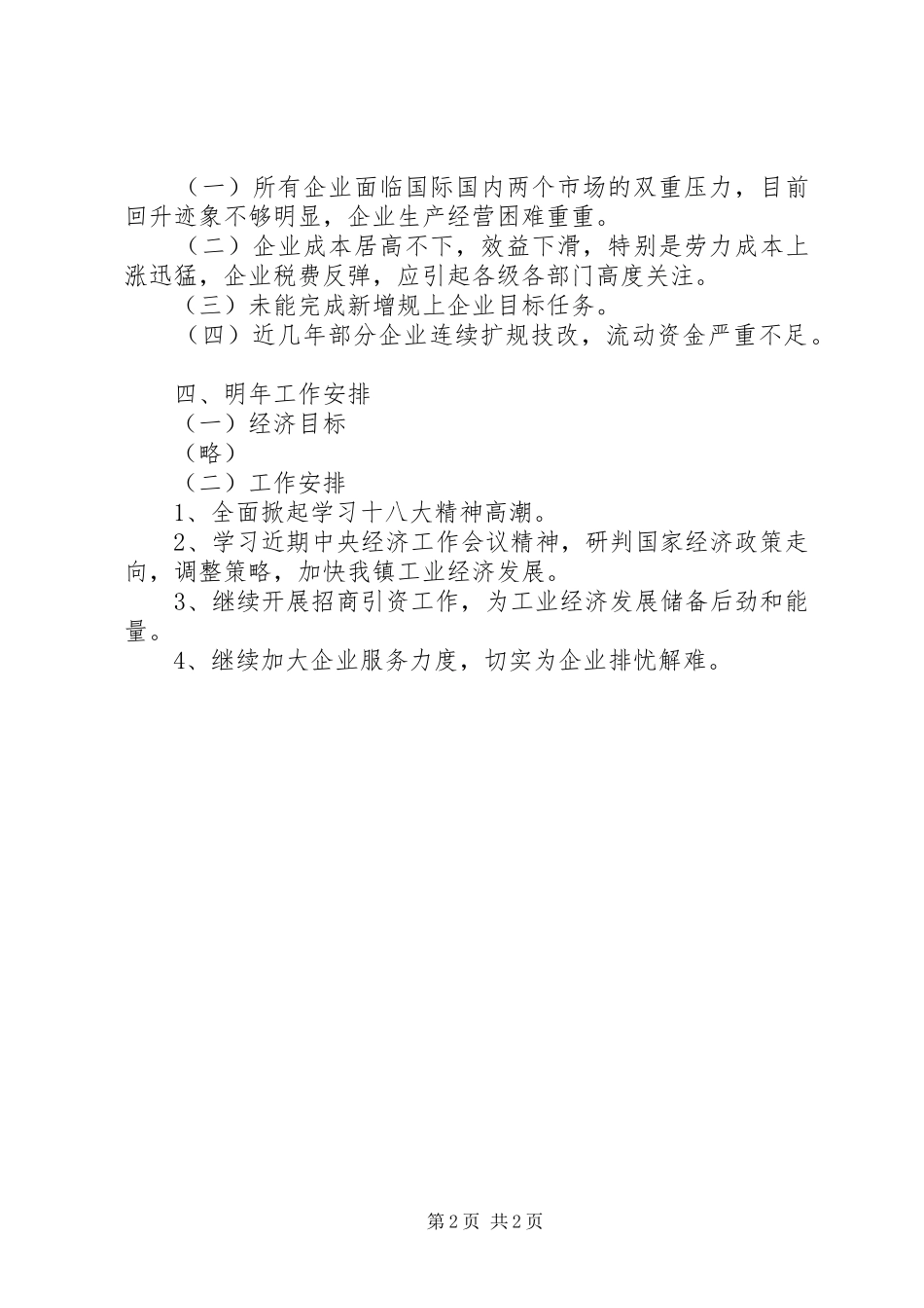 经济发展办公室年度工作总结_第2页