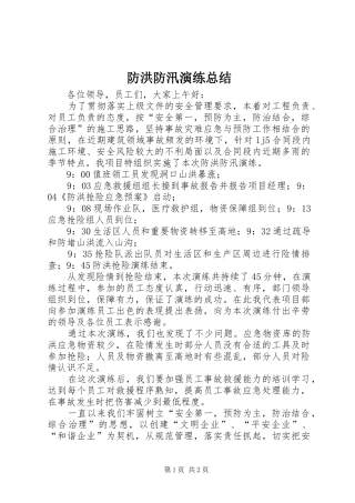 防洪防汛演练总结_6