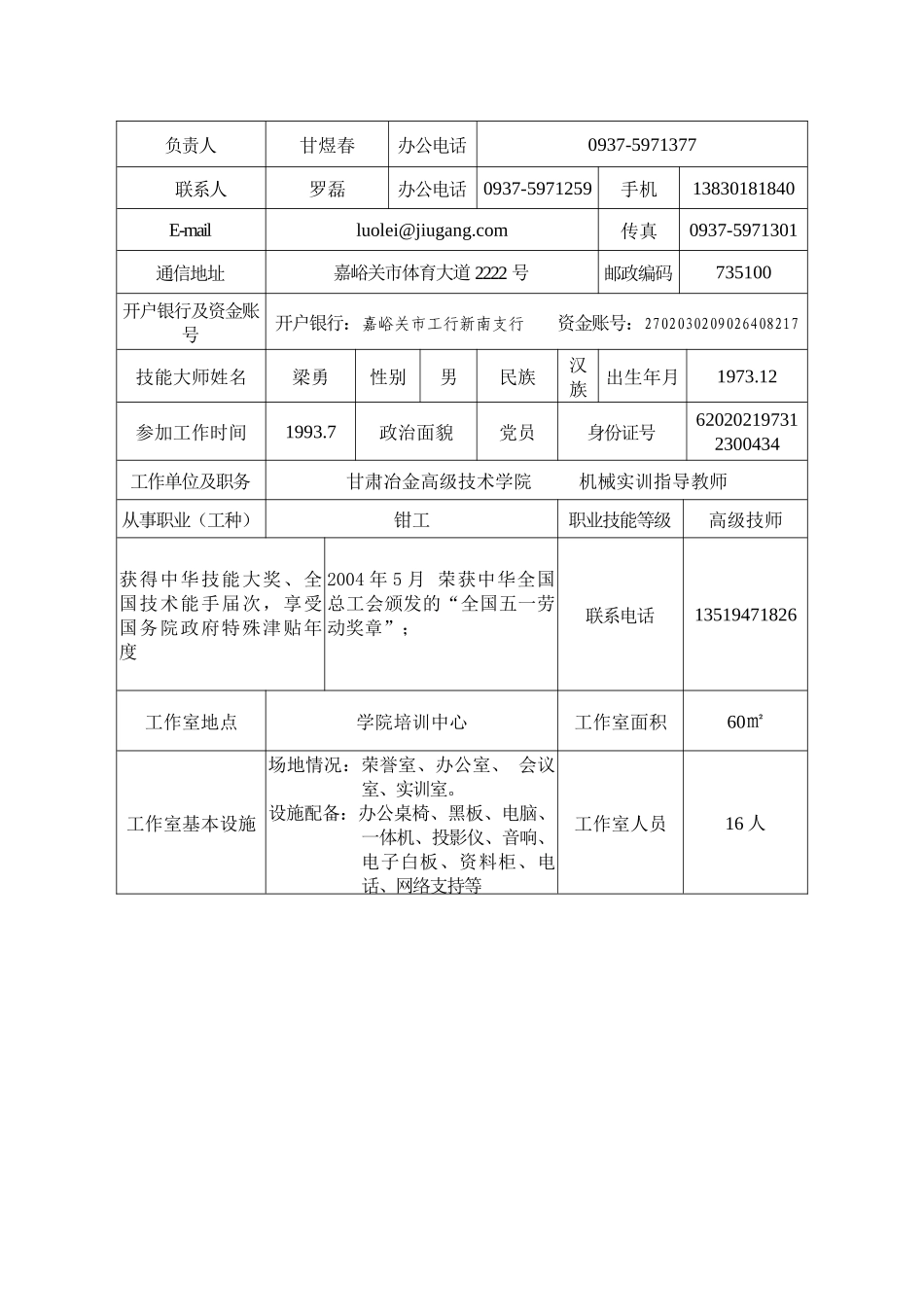 梁勇技能大师工作站申请项目书_第3页