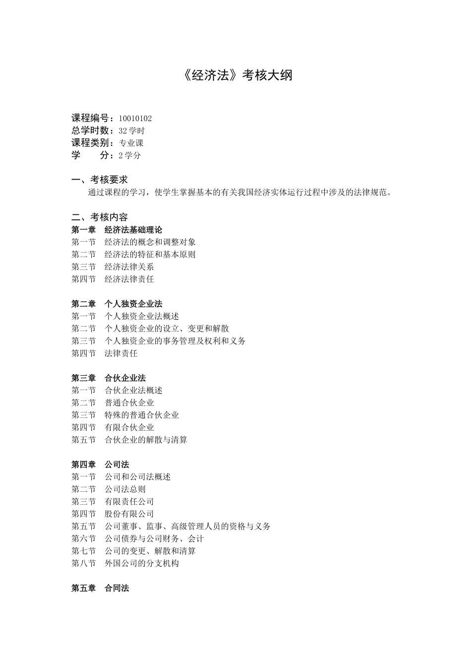 人力资源-11级经管-国贸专业考核大纲-定稿_第3页
