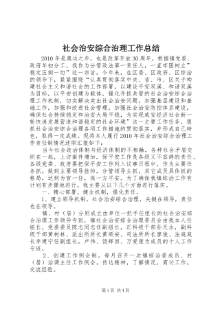 社会治安综合治理工作总结 (24)