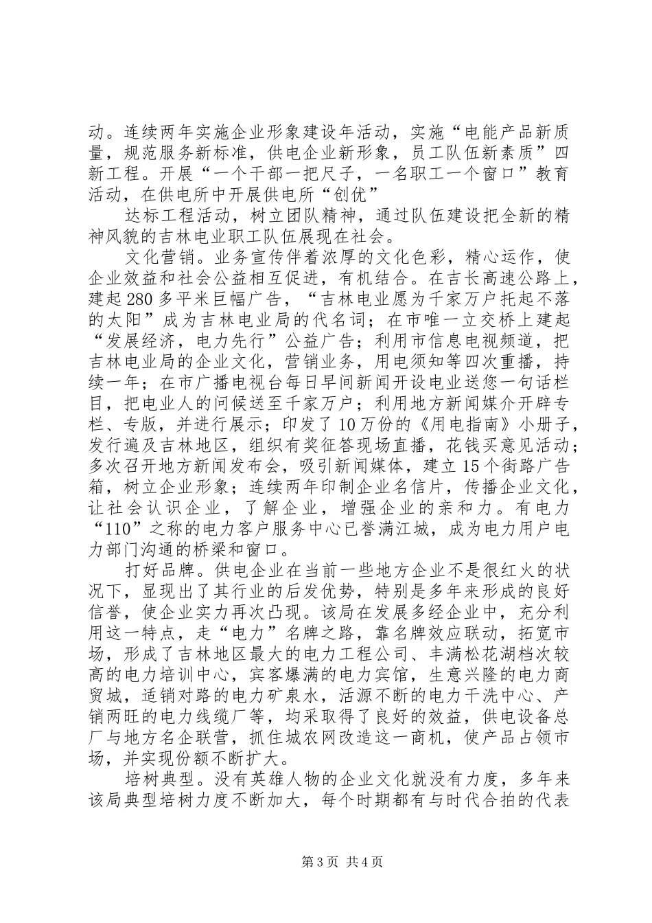 电业局企业文化建设总结_第3页