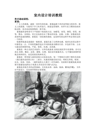 室内设计培训课件