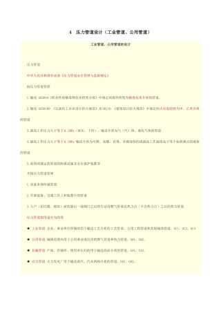 人力资源-4压力管道设计(工业管道、公用管道)