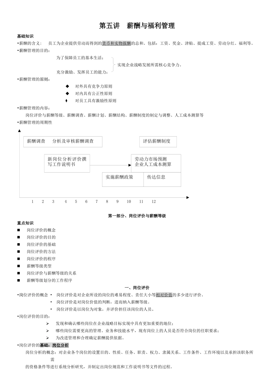 人力资源管理师第五讲薪酬与福利管理_第1页