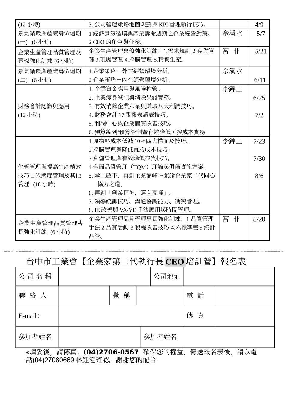 台中市工业会专业课程-企业家第二代执行长ceo培训营_第2页