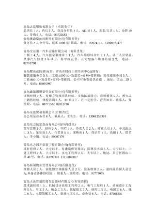 中国青岛人力资源市场