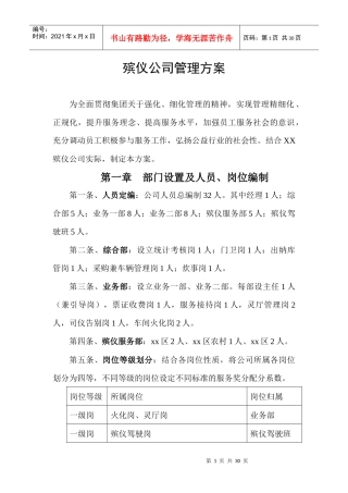 殡仪馆管理制度