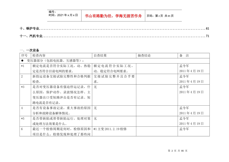 江苏省发电企业技术监督检查资料_第2页