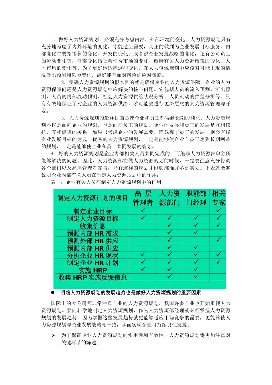 如何做好人力資源規劃_第3页