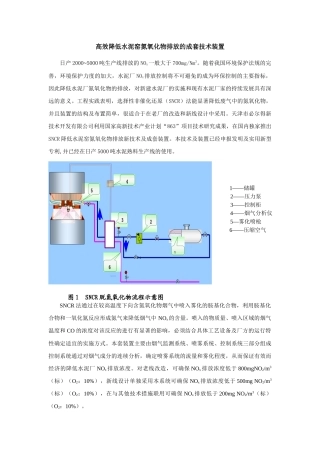 人力资源-SNCR降低水泥窑氮氧化物排放新技术及成套装置