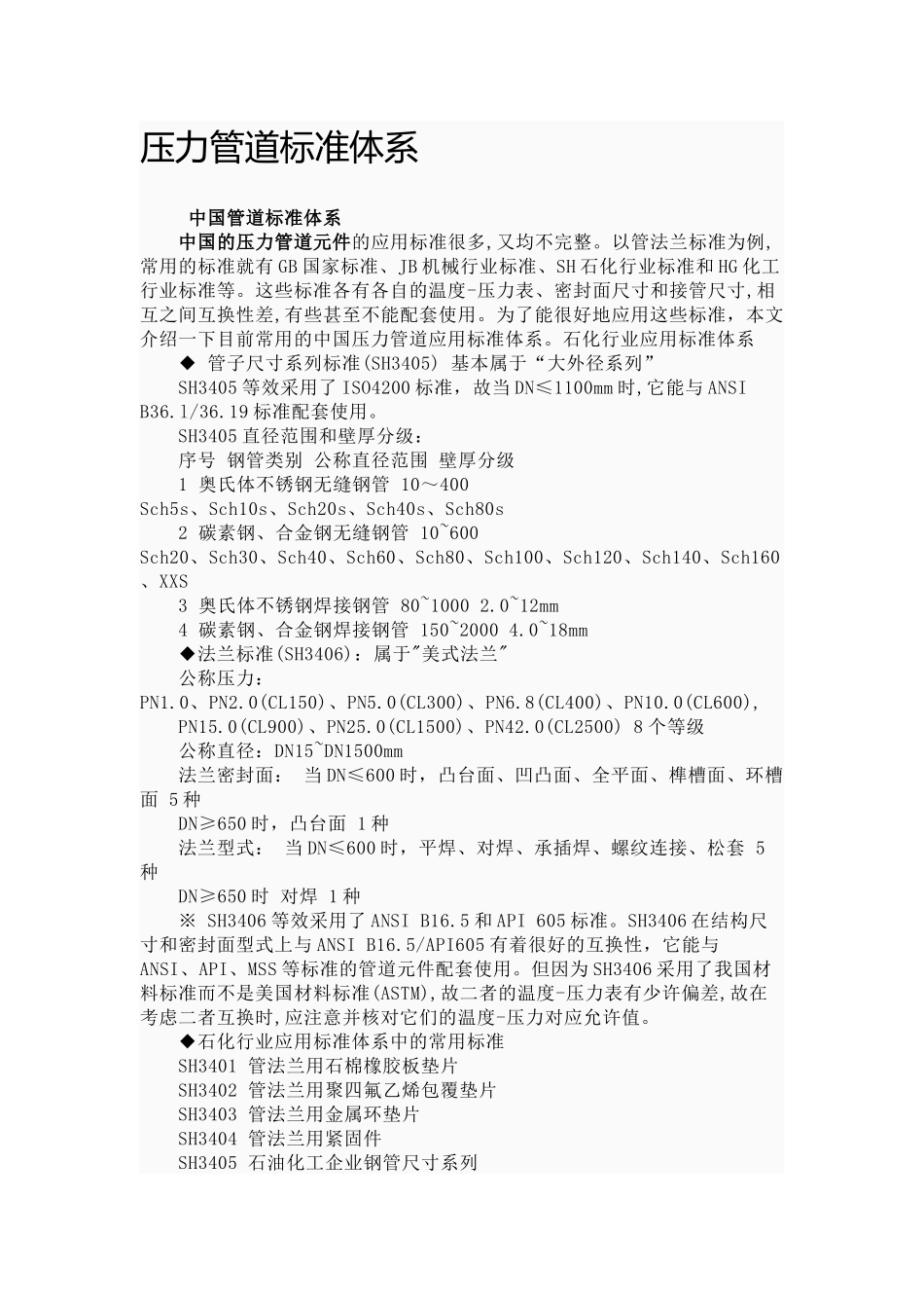 压力管道标准体系_第1页