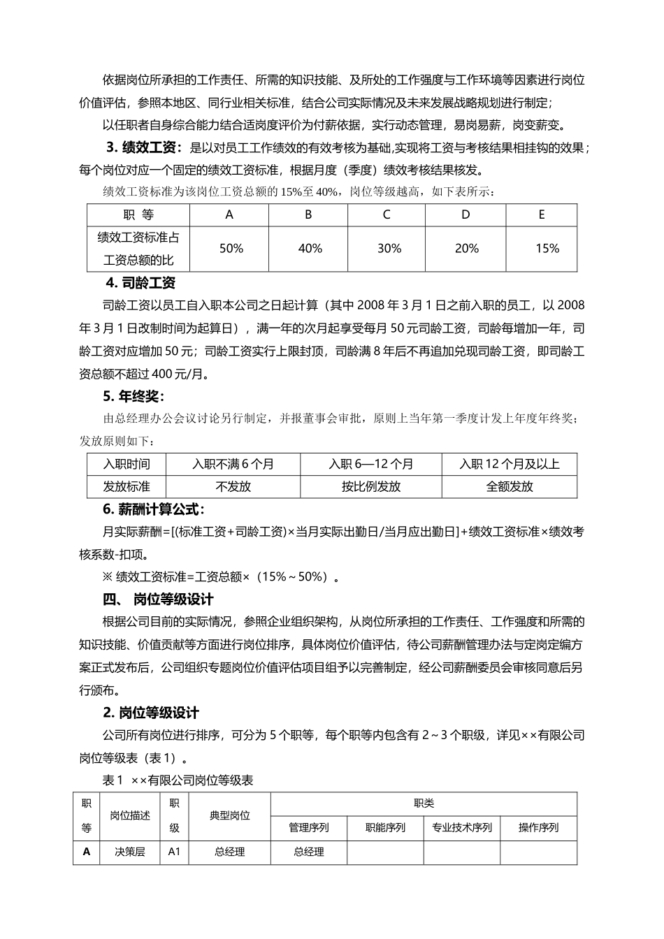 企业薪酬调整方案大全(46页)_第2页
