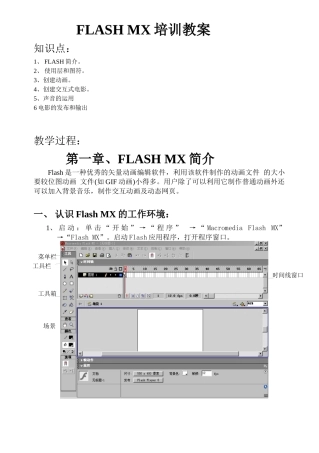 人力资源-FLASHMX培训教案
