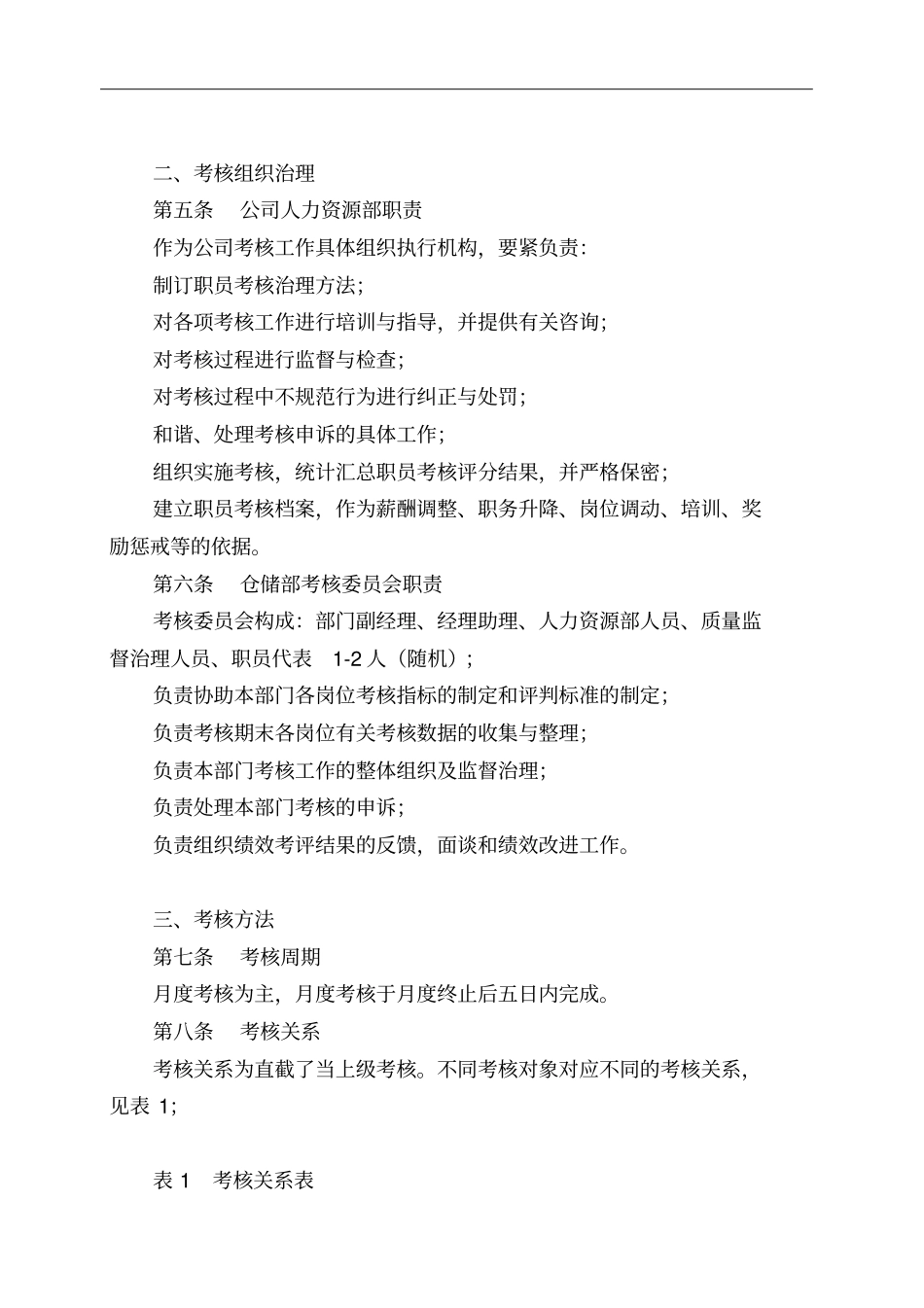 仓储部绩效考核设计方案_第3页