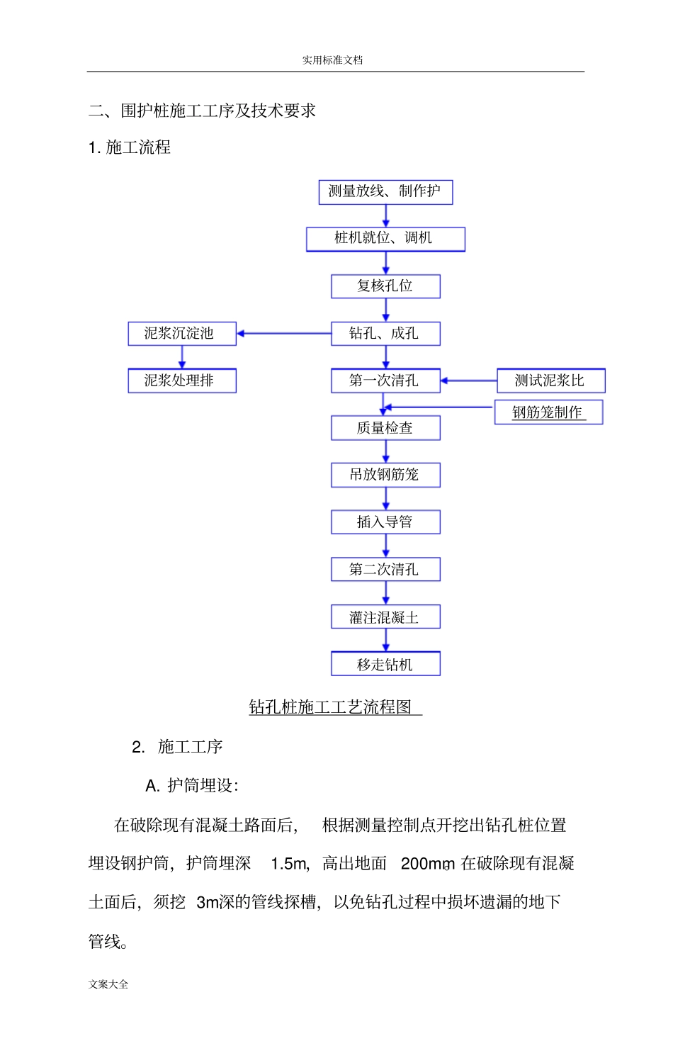 围护桩技术交底内容_第2页