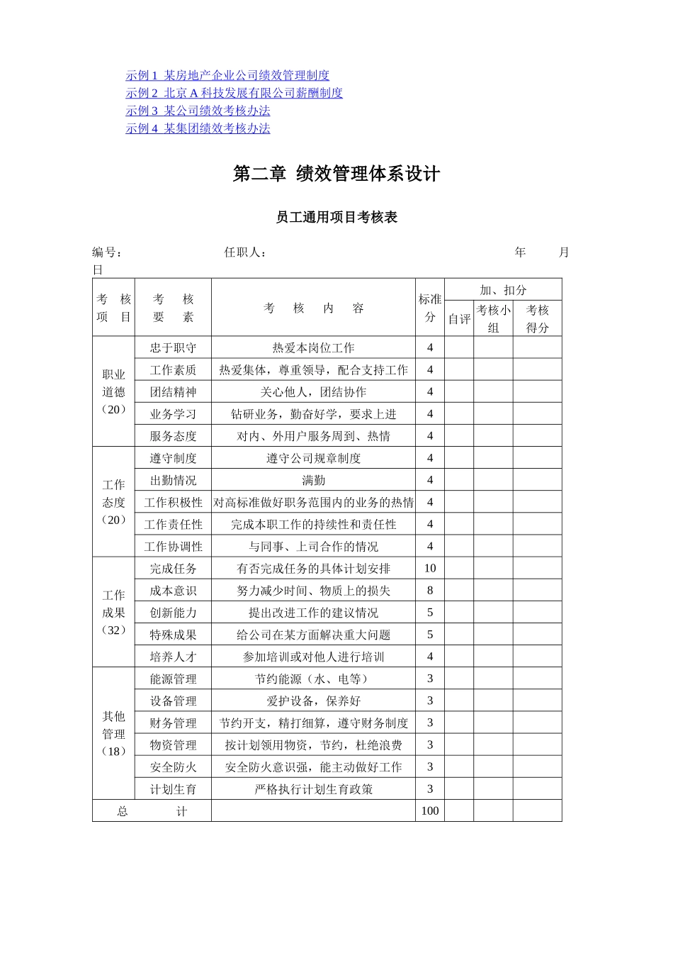 人力资源-06-绩效考核-华为实用性各种绩效图表汇总_第2页