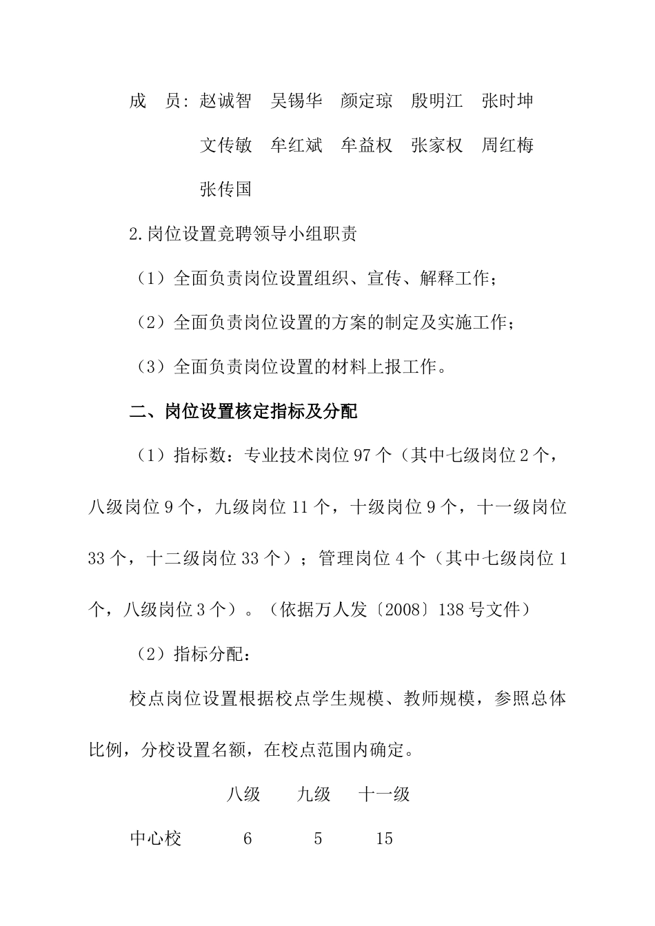 天城小学岗位设置竞聘实施方案_第2页