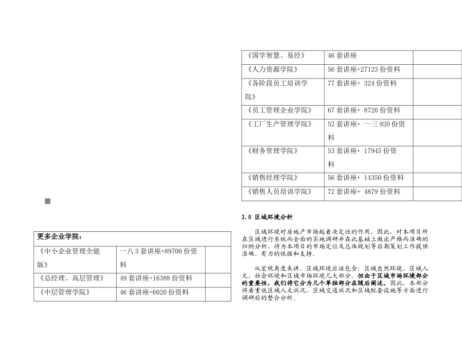 区域年度环境分析_第1页