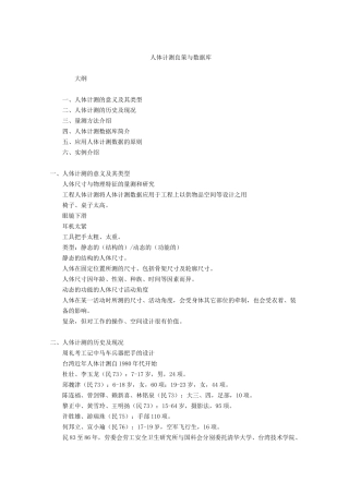 人力资源-Ergo90Anthropometry(I)36-人体计测良策与资