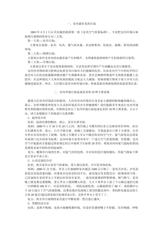 人力资源-1室内最常见的污染