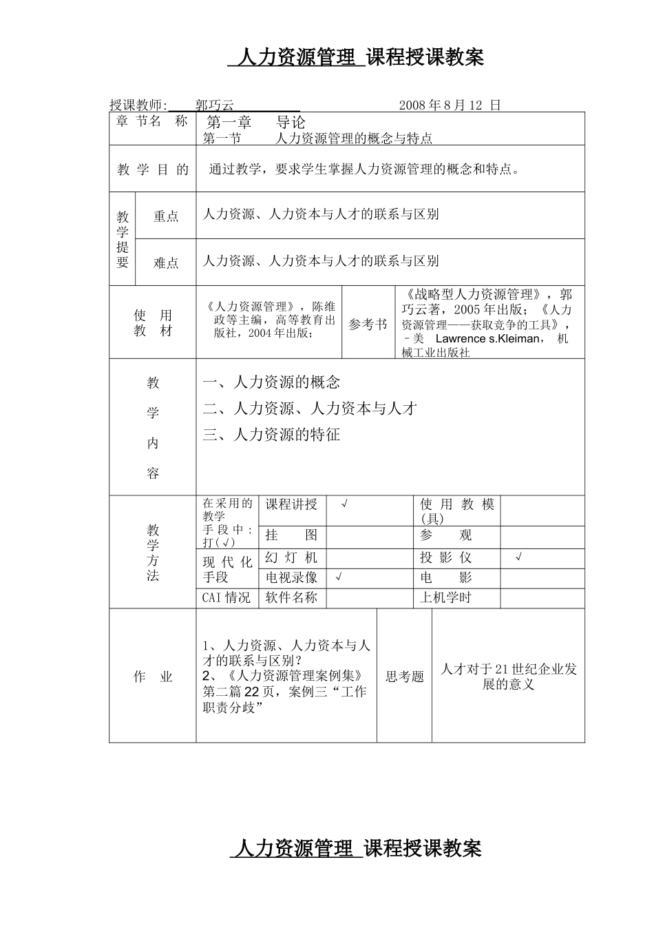 人力资源管理招聘与选拔_第1页