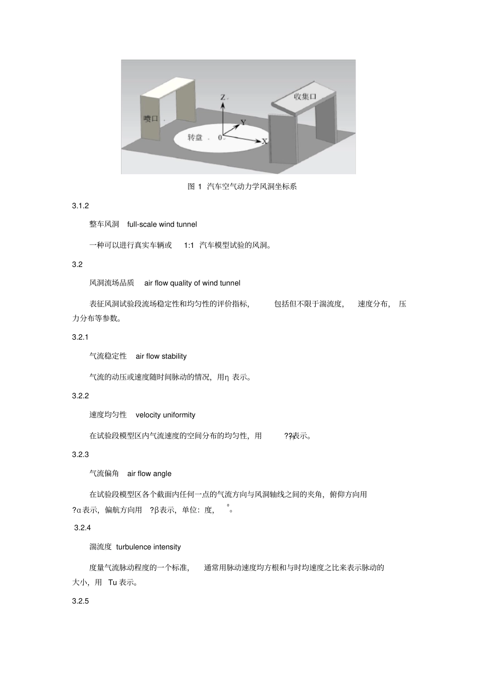 整车空气动力学风洞试验—汽车气动力试验标准_第2页