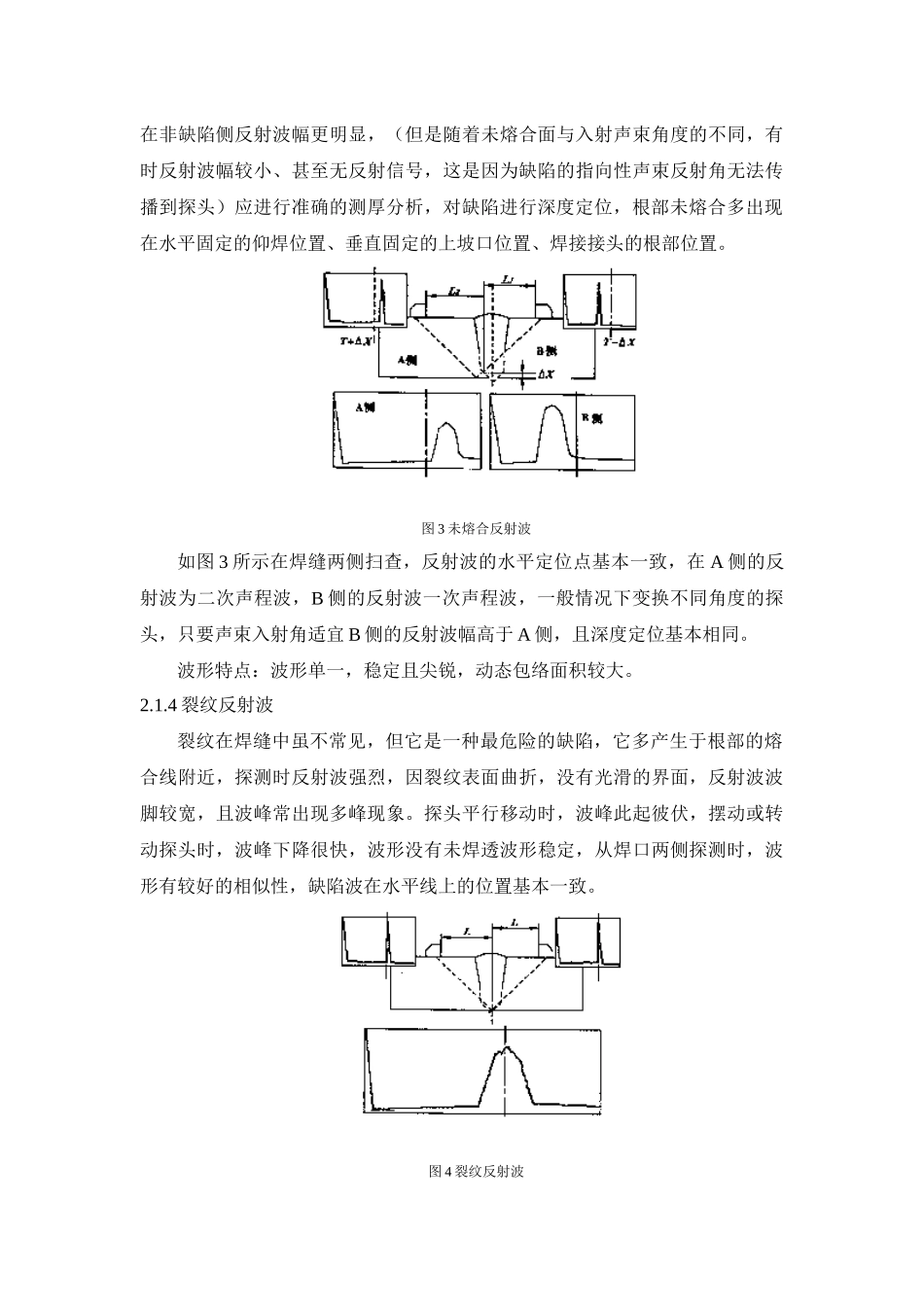 压力管道超声波检验根部反射波的识别与判定_第3页