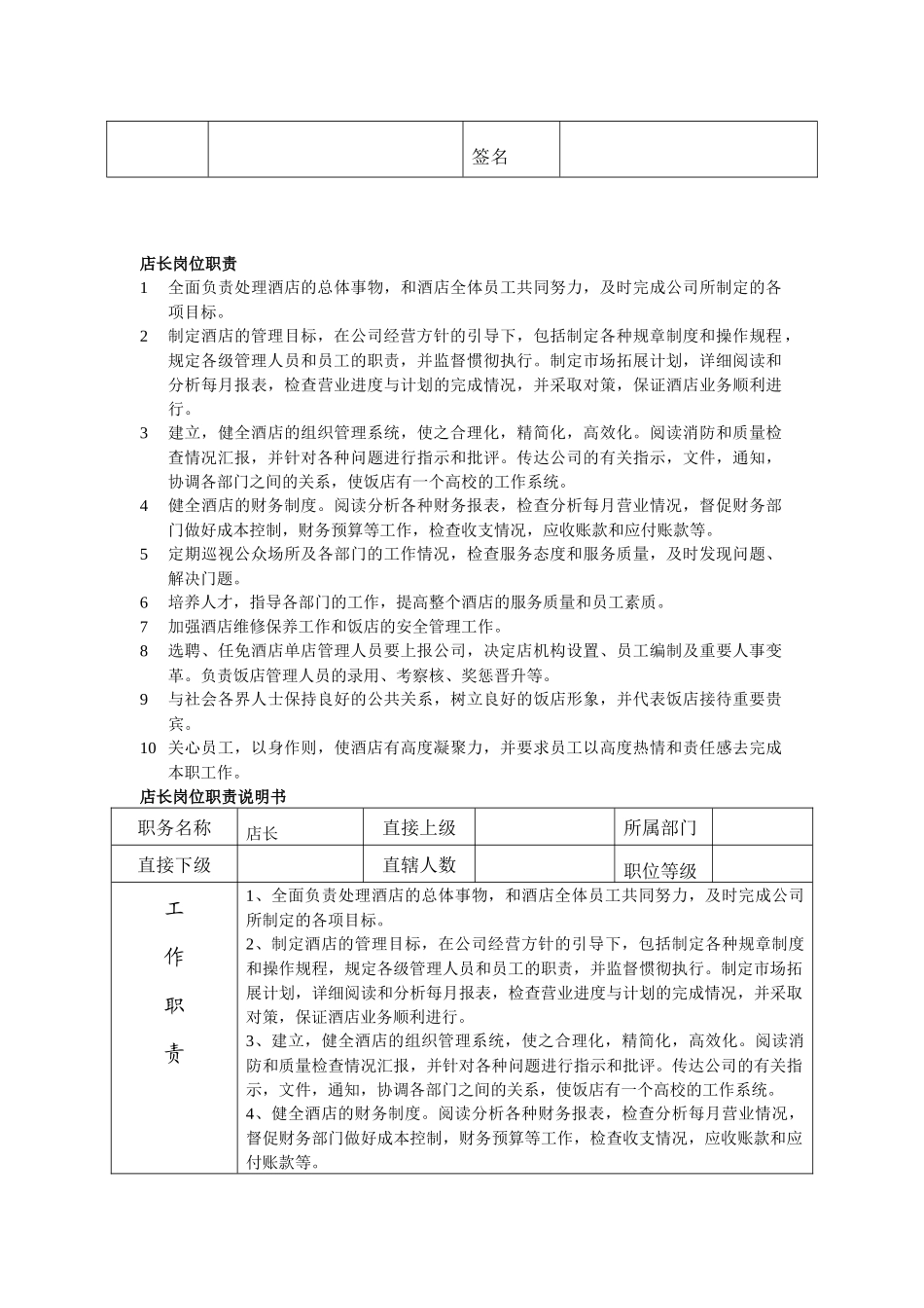 前厅各岗位职责_第3页