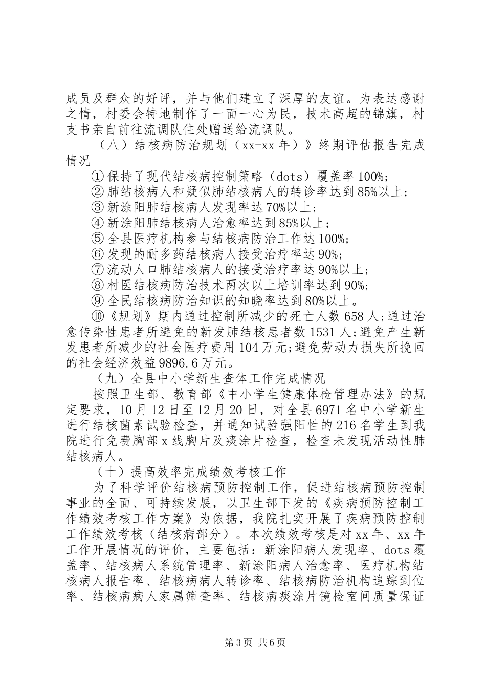 结核病工作总结_第3页