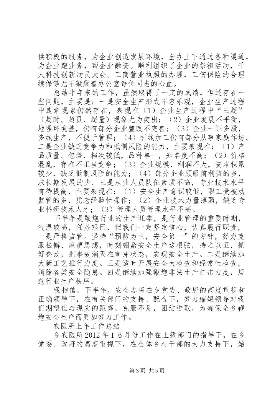 花炮办上年工作总结2篇_第3页