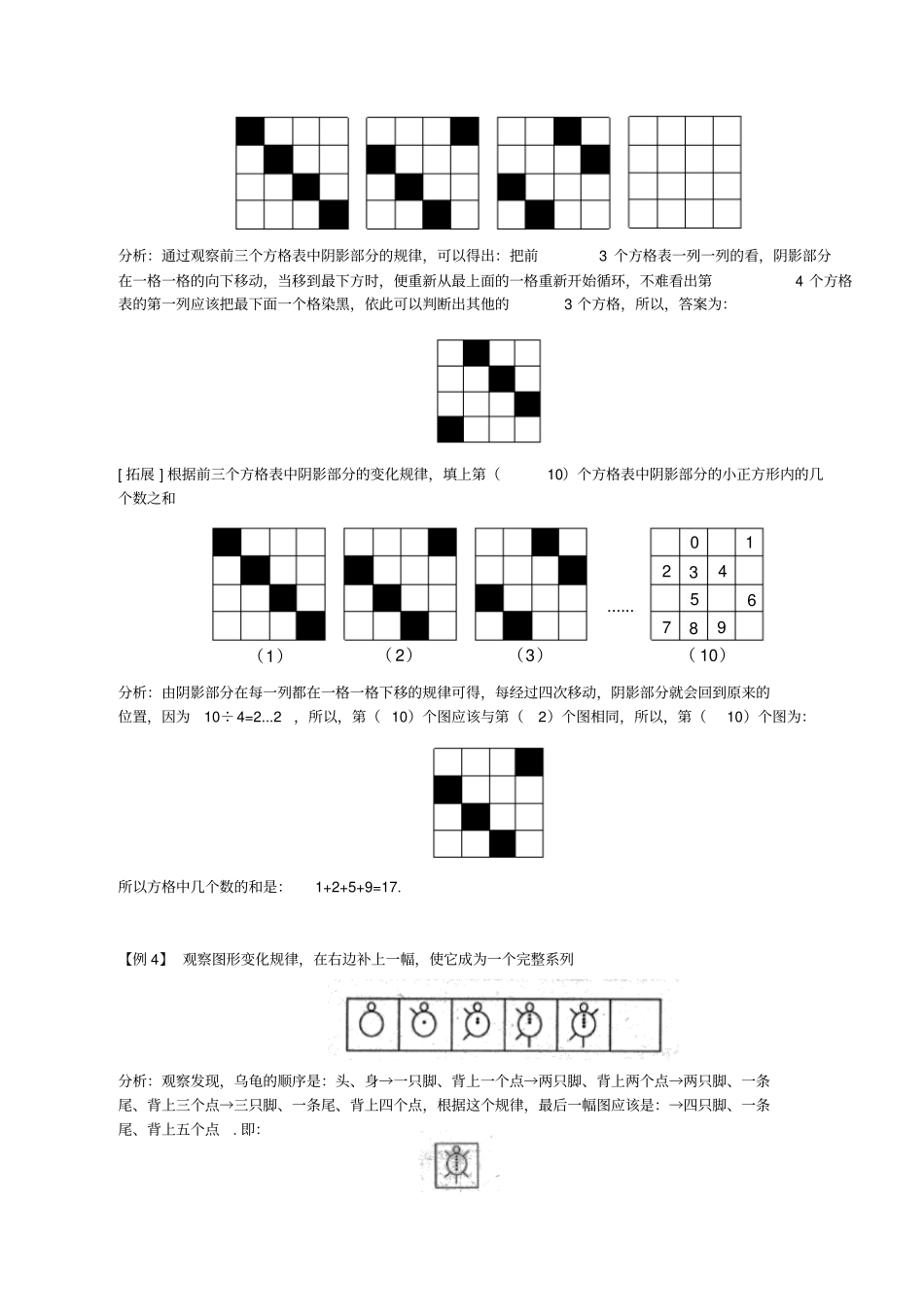 小学数学《图形规律》练习题(含答案)_第3页