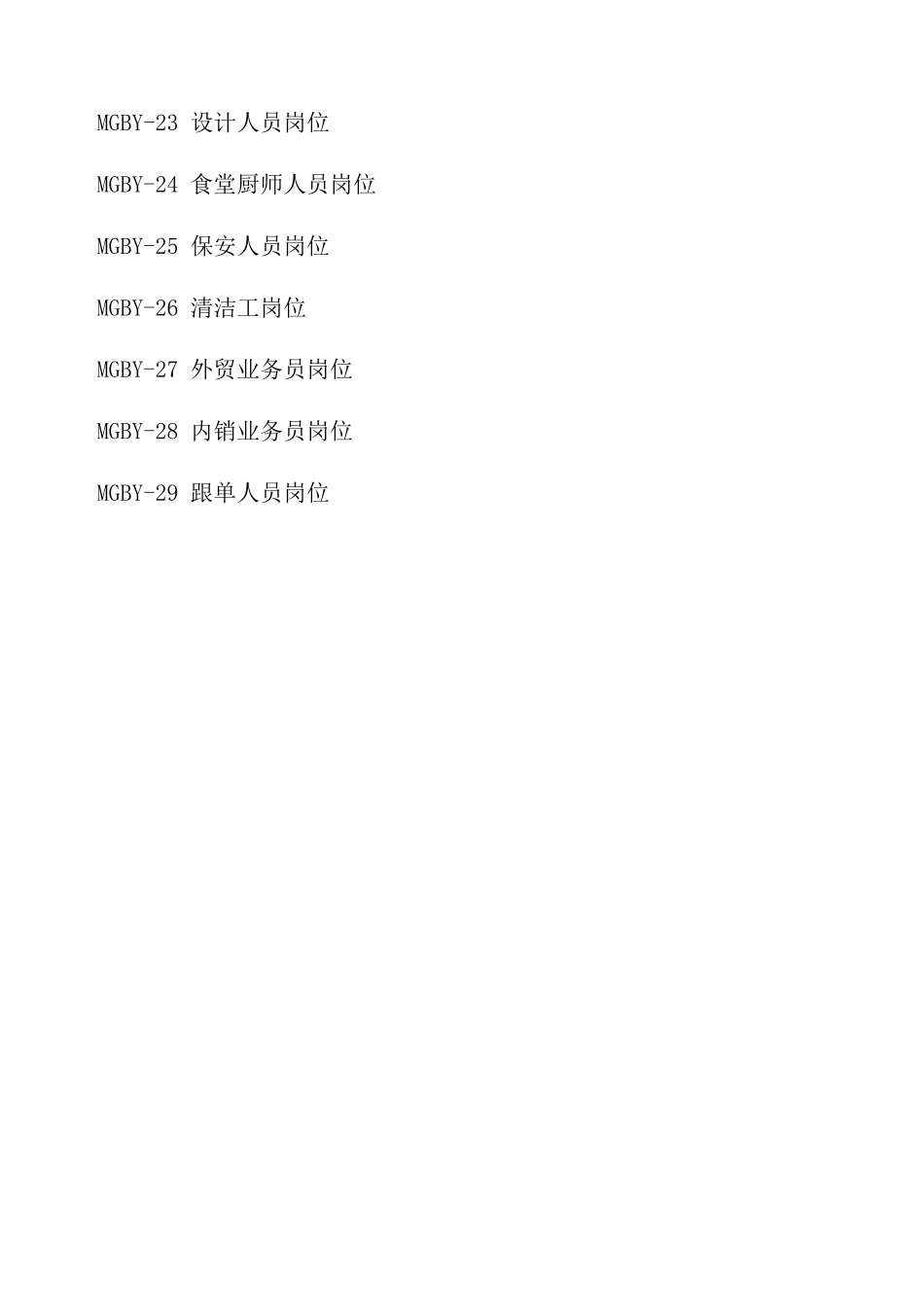 人力资源-pvc板业岗位说明书_第3页