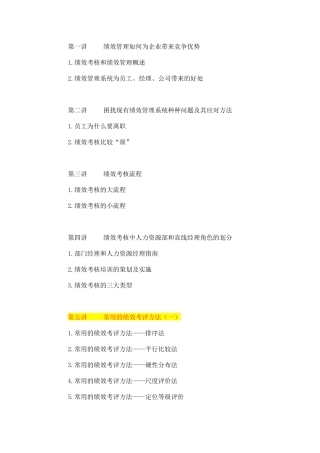 人力资源-D03绩效管理实务