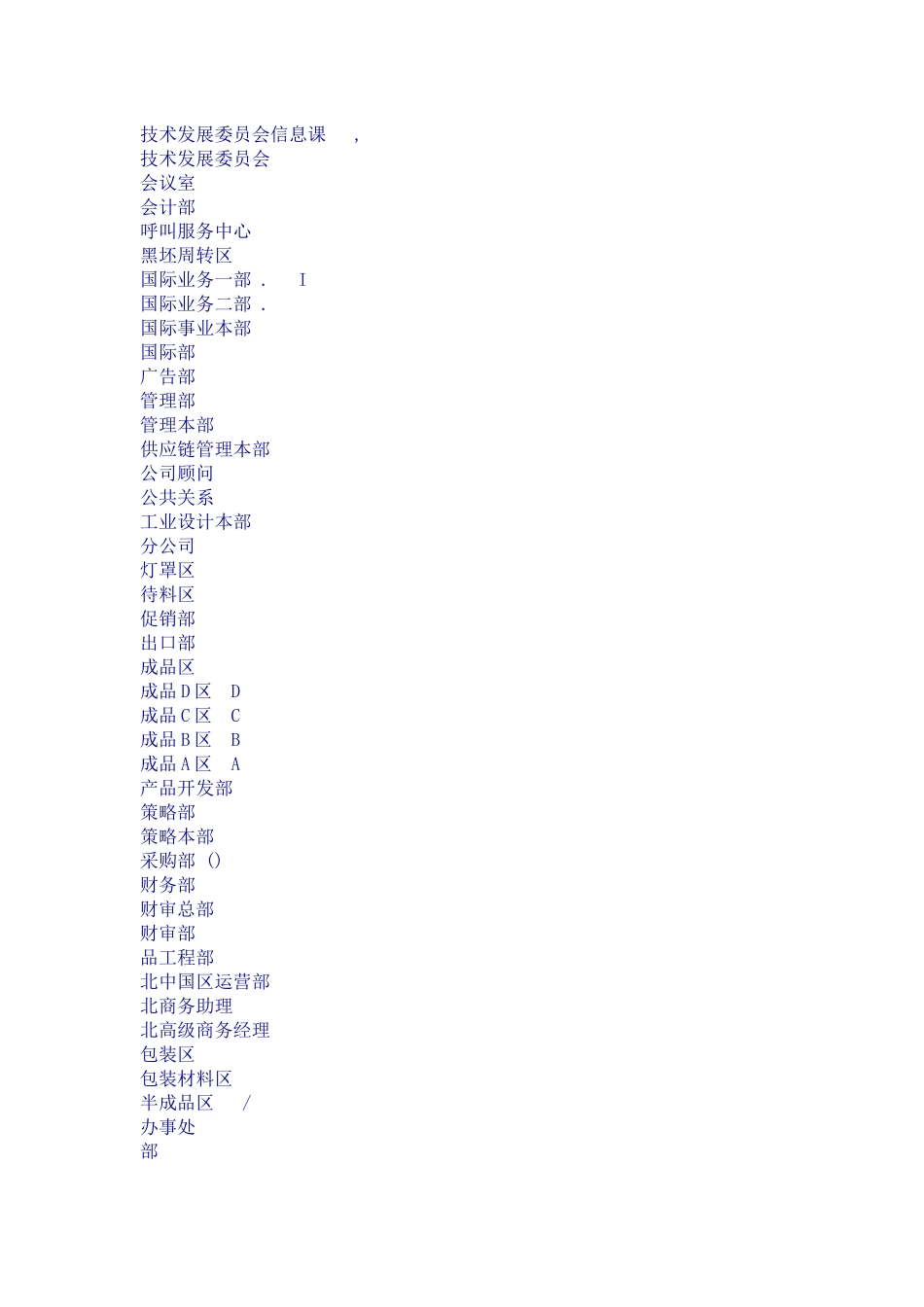 企业部门和职位、职称(中英文对照)）_第3页