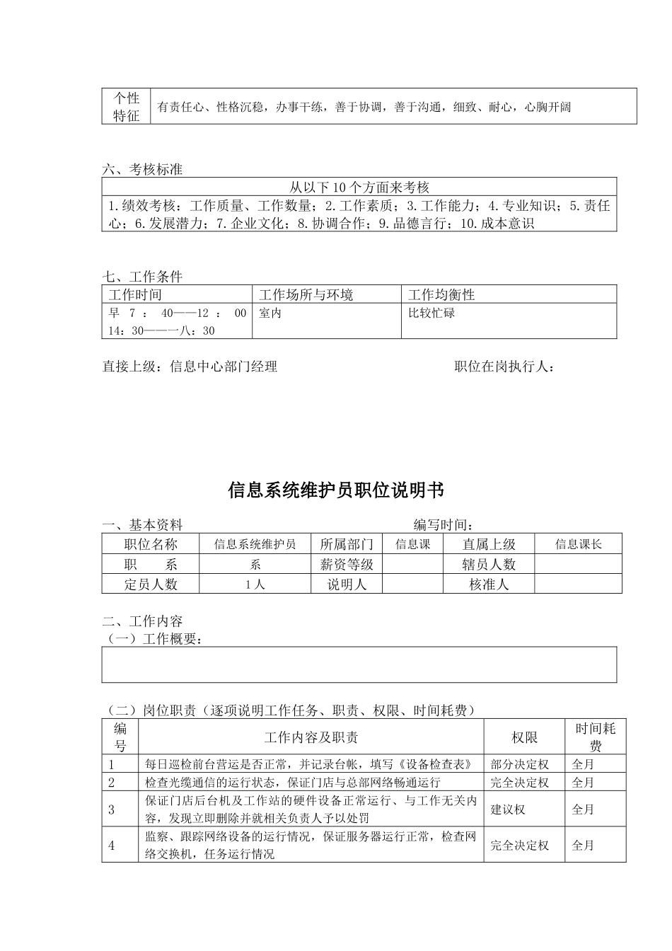 信息课各岗位职责_第3页