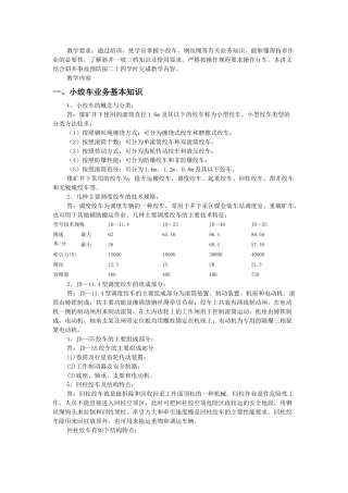 小绞车司机培训