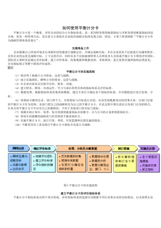 如何使用平衡计分卡9309848677