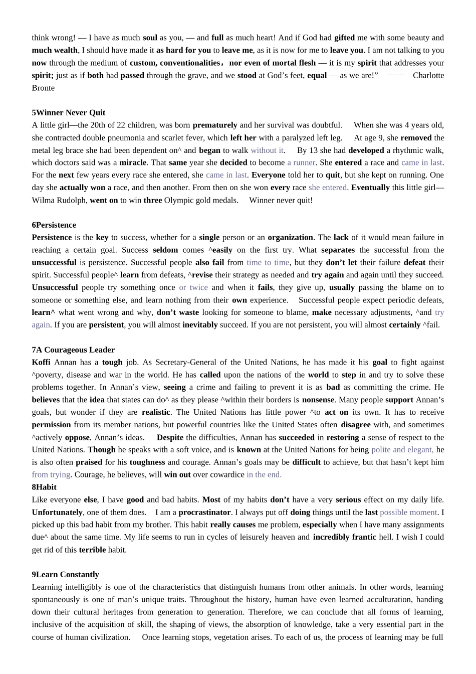 人力资源-20篇最有用的英语个人总结_第2页