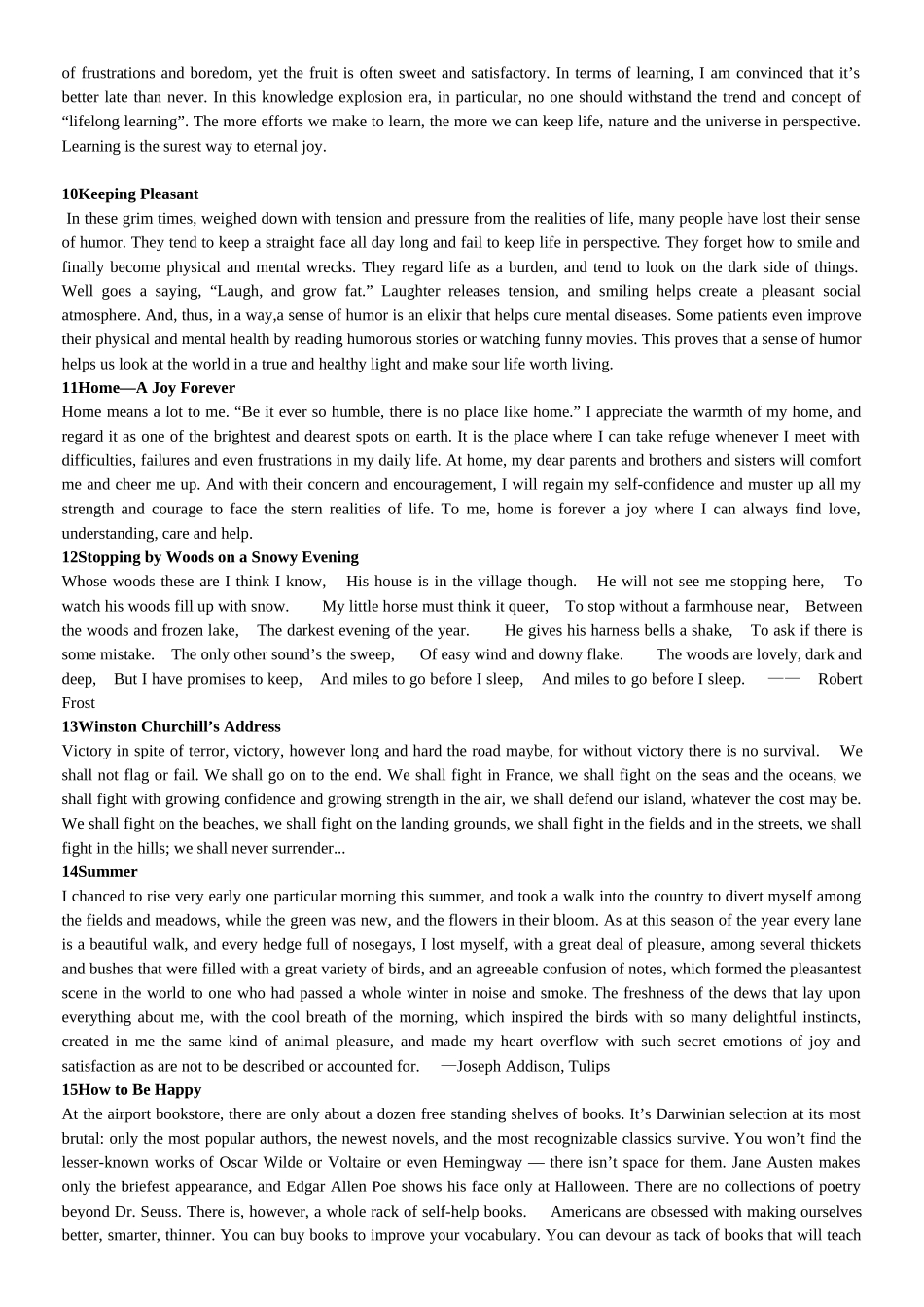 人力资源-20篇最有用的英语个人总结_第3页