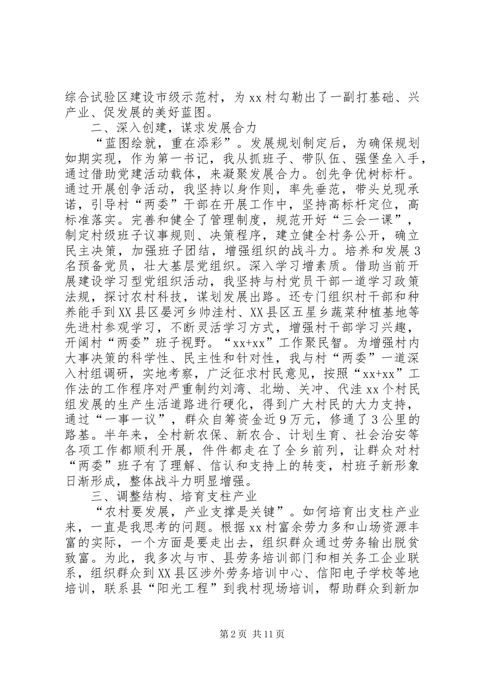 贫困村第一书记工作总结范文_第2页