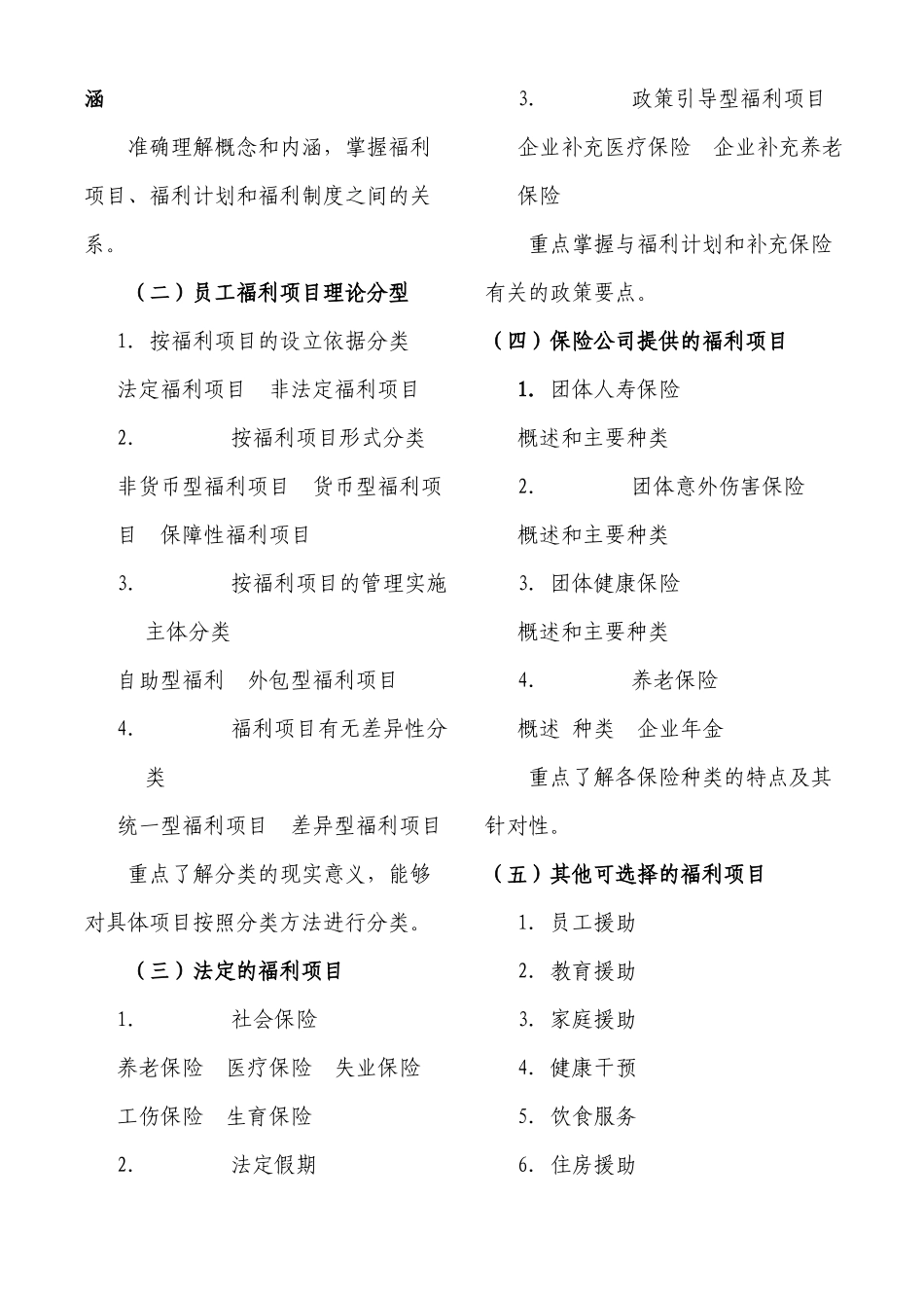 中国员工福利规划师资格考试_第3页