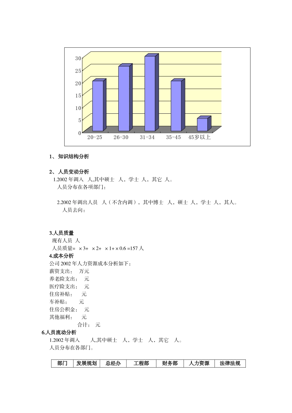 天津惠森公司人力资源规划_第2页